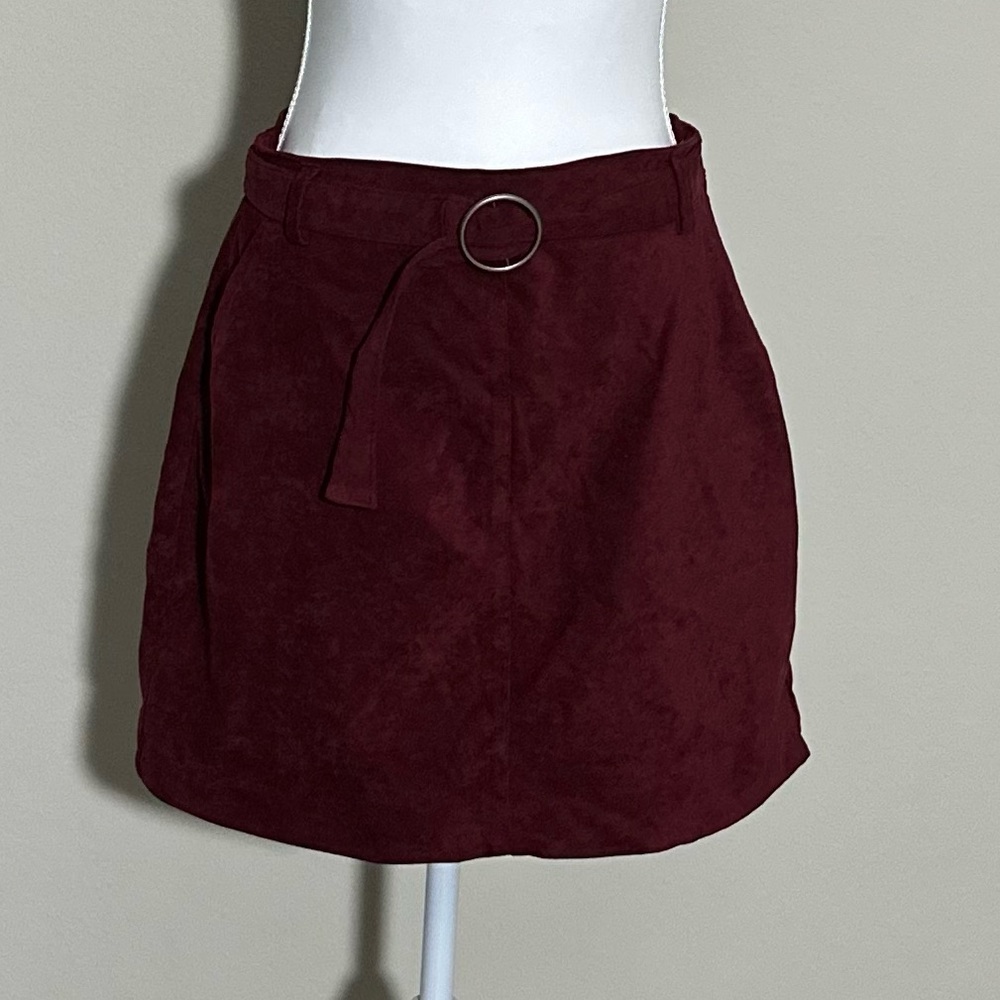Hollister Suede Mini Skirt - M